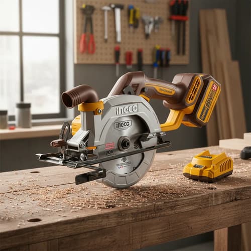 Sierra Circular 20v P20s 140mm C/carg C/bat Ingco Csli14021 Amarillo 20