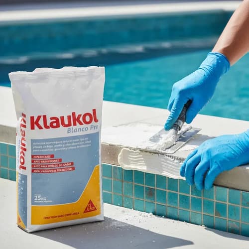 Klaukol Blanco Pro Adhesivo Para Piletas Blanco