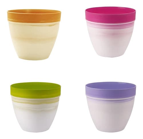 Maceta De Resina Touch Exclusive 25 Cm