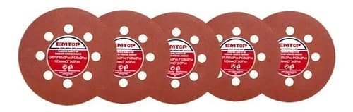 Lijadora Roto Orbital A Bateria 125mm Emtop Elps201250 Color Azul Y Rojo Azul/rojo