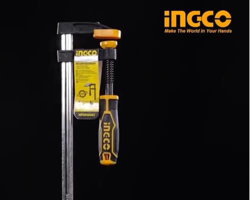Prensa Sargento En F Industrial De 80 X 300mm. Ingco