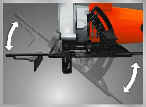 Sierra Circular 1500 W Guia Laser - Dowen Pagio Color Naranja Frecuencia 50-60hz 50 Hz