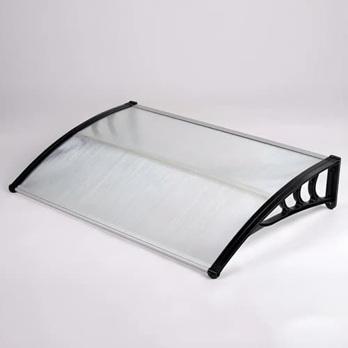 Alero Policarbonato Transparente 150x80cm Protección Uv Resistente Agua