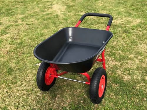 Carretilla Equus 80 Litros 2 Ruedas Tolva Plastica