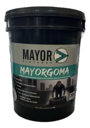 Membrana Líquida Impermeabilizante Mayor Mayorgoma 20k Blanca Techos Exterior Blanco Mate