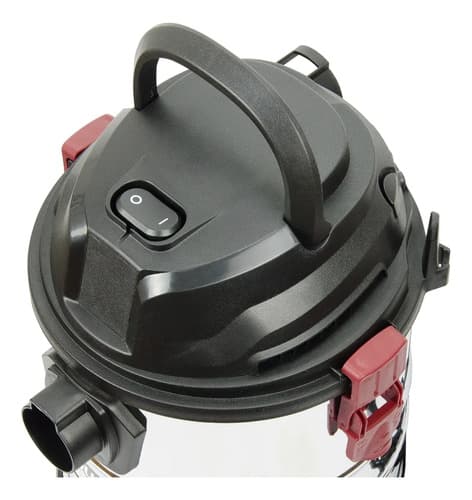 Aspiradora Sopladora Equus De Tacho Polvo Y Agua 20l 1400w Plateado