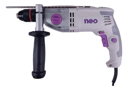 Taladro Percutor 1100 W 13 Mm Neo Tp1013/3/220 2v Color Gris Frecuencia 50hz 50 Hz