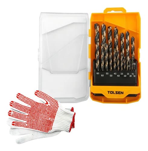 Set Mechas Tolsen Para Metal Hss 1.0-10mm 19 Unidades - Sc