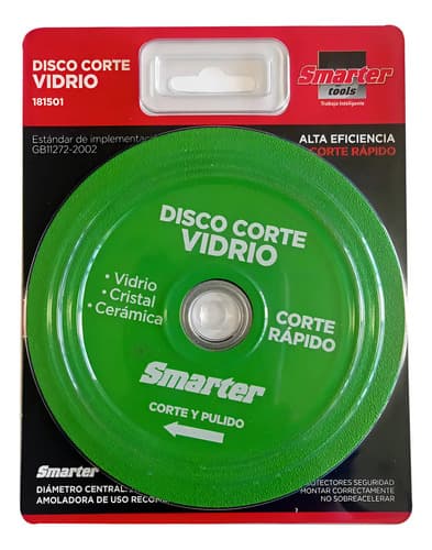 Disco Para Cortar Vidrio Cristal Y Ceramica 115mm X 1mm Color Verde