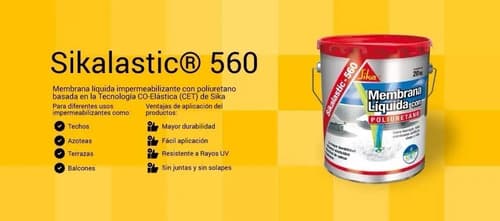 Membrana Liquida Sika- 560 Poliuretano 20kgs Blanco Mate