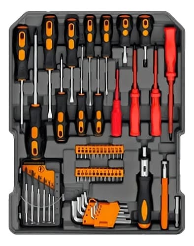 Maletín Portátil Set De Herramientas Lusqtoff 245 Pz Juego