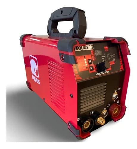 Soldadora Tig Para Aluminio Ac/dc Equus Tig/mma- 200a Rojo