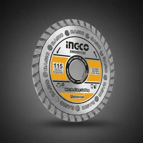 Disco Turbo Diamantado Amoladora 7'' Granito Ingco Dmd0318 Gris
