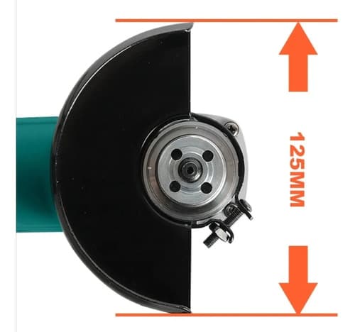 Amoladora 1100w, Velocidad Variable, 1 Año De Garantía Turquesa 220v