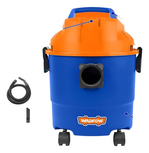 Aspiradora 15lt 1200w Seco Humedo Wadfow Wvr1a15 Azul