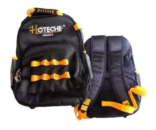 Mochila Porta Herramientas Hoteche Uso Rudo Color Negro
