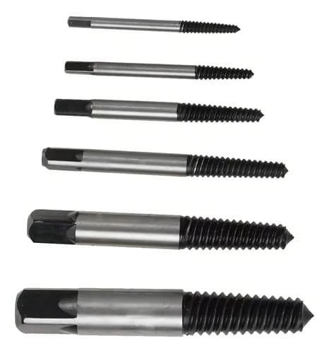 Kit 6 Contra Macho Extractor De Tornillos Ingco Ase106