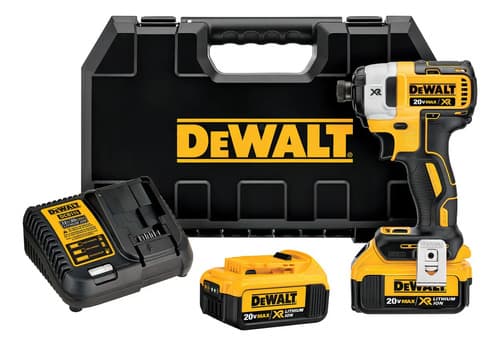 Atornillador De Impacto Dewalt Dcf887m2-b2 1/4 Sin Carbones Color Amarillol