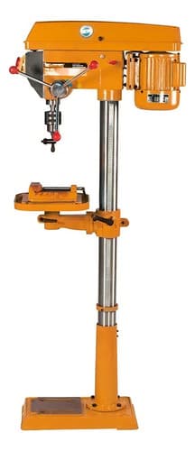 Taladro De Pie Perforador 20mm 16 Velocidades Lusqtoff Color Naranja Frecuencia 50 Mhz