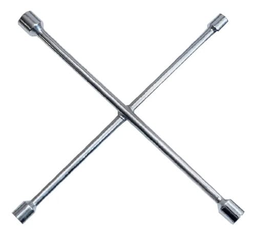 Llave Cruz Cromada 4 Bocas 17mm 19mm 21mm 23mm Reforzada