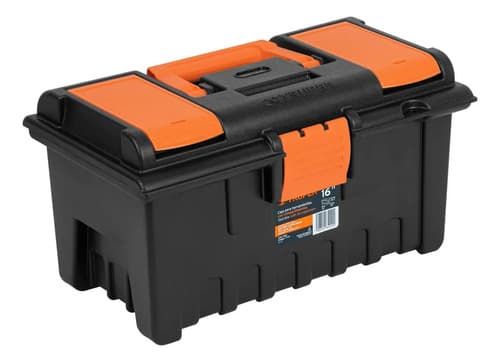 Caja Para Herramientas C/ Ruedas 23' + Caja De 16', Truper Negro Y Naranja Negro/naranja