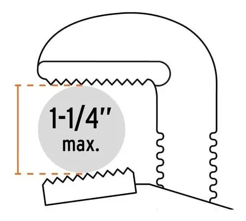 Llave Para Caño Stilson 12 Pulgadas 32 Mm Truper 15837