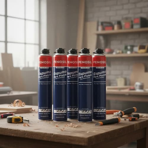 Kit Espuma De Poliuretano Proyectable Penosil 6 Unidades Pro