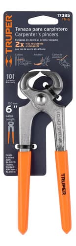 Tenaza Para Carpintero 6' Truper 17385