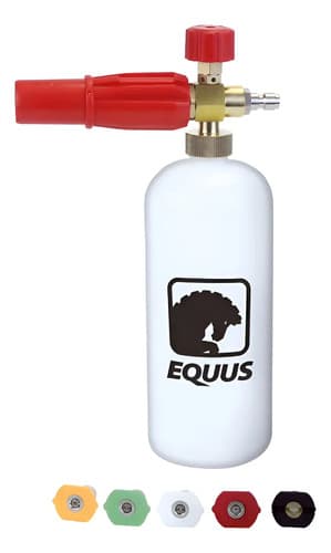 Dispensador Aplicador De Espuma Para Hidrolavadora Equus Blanco