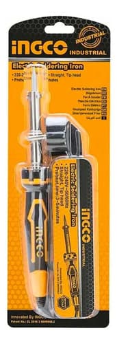 Soldador Lápiz Para Estaño Ingco Si00108 100w Color Negro