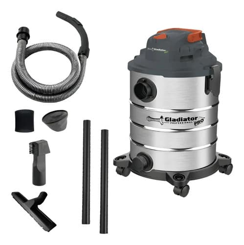 Aspiradora Seco-húmedo 30l Gladiator Pro Plateado