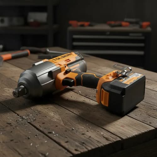 Llave Impacto 1/2  20v Bl 1000 Nm 0-2300ipm Tolsen Naranja Claro 20v