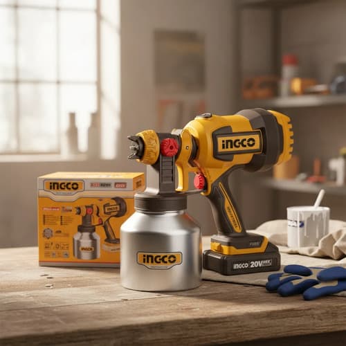 Equipo Pintar 20v 800ml/m Tanque Inox Sin Bat Sin Carg Ingco