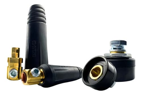 Kit De Conectores De Soldadura Inverter De 9 Mm Para 4 Conectores Macho Y 4 Hembra