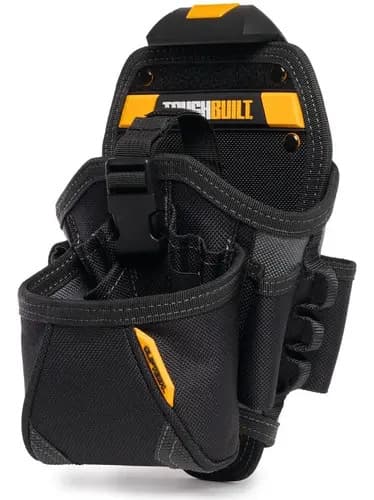 Cartuchera Taladro 15 Bolsillos Clip Tb-ct-20-lx Toughbuilt Negro