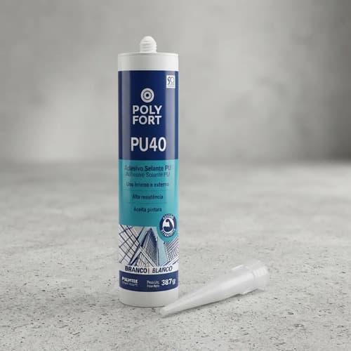 Adhesivo Sellador Poliuretanico Pu40 Blanco