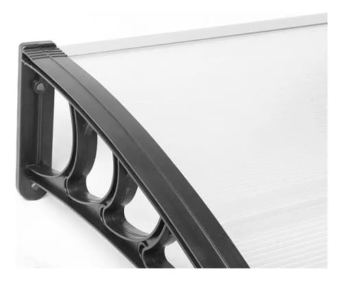 Alero Policarbonato Transparente 150x80cm Protección Uv Resistente Agua