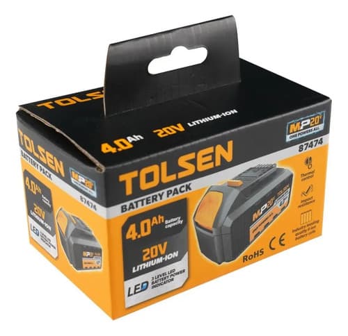 Bateria 4.0ah Litio 20 Volt Tolsen