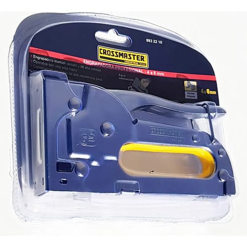 Engrampadora Manual Crossmaster 9932210 Profesional 4 A 8 Mm