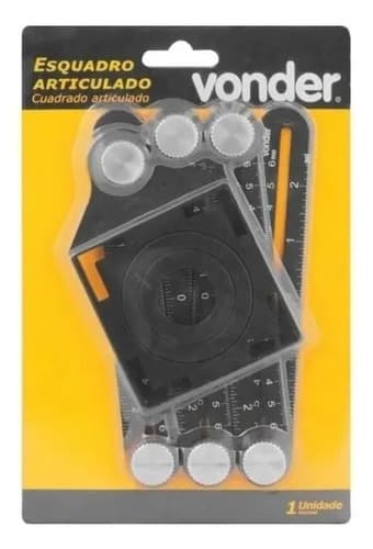Escuadra Articulada De Aluminio Vonder Para Trazado Y Medición