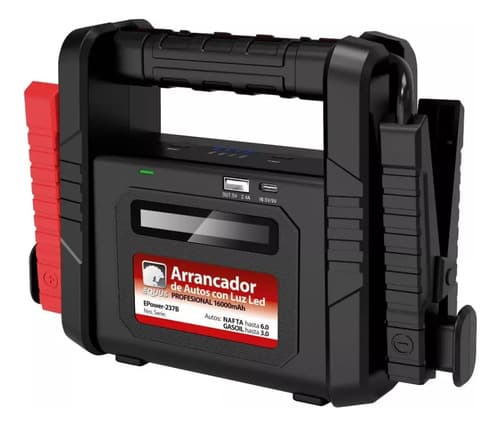 Cargador Arrancador Equus Epower-237b Negro 16000mah