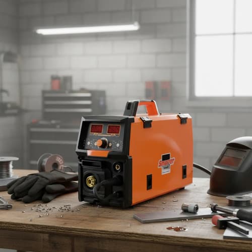 Soldadora Combinada 3 En 1 Igbt Inverter Smarter Mig Mma Tig Naranja