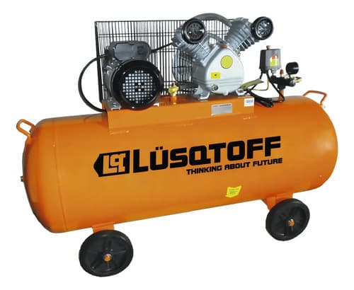 Compresor De Aire Eléctrico Lüsqtoff Lc-30200 200l 3hp Naranja Monofásica