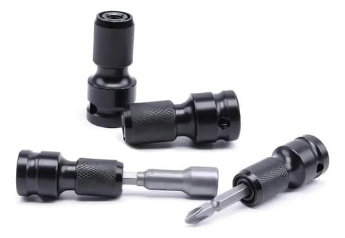 Adaptador De Impacto De 1/2 Pulgada A Hexagonal 1/4 Ingco
