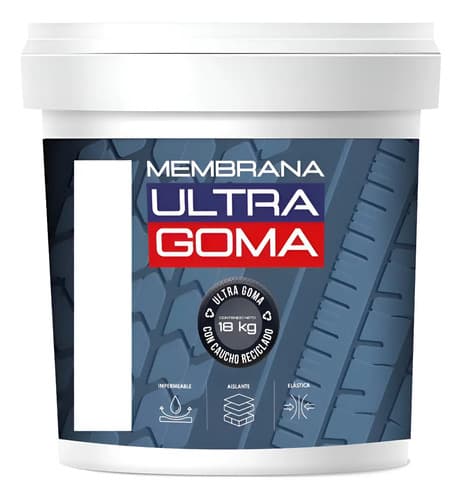 Membrana Impermeabilizante Con Goma De Caucho 18 Kg Acabado Terracota Mate