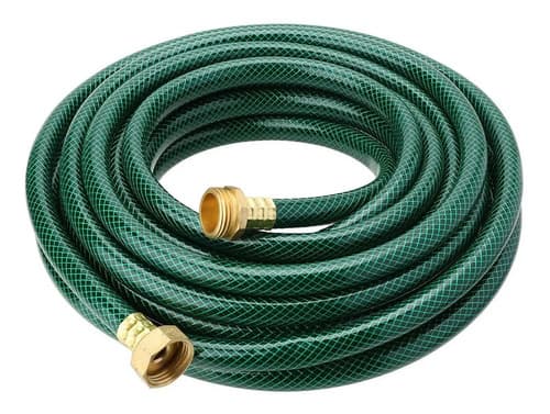 Manguera Jardin 25 Metros Conexion Metal Truper Man-25x1/2r Color Verde