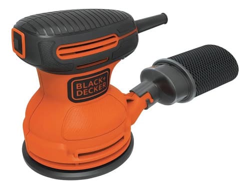 Lijadora Roto Orbital Black+decker Bdero100 Con Sistema Velcro Naranja 50hz 180w 50 Hz
