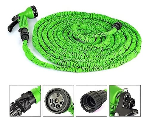 Magic Hose Manguera Retráctil Expandible 30 Mts Riego Color Verde