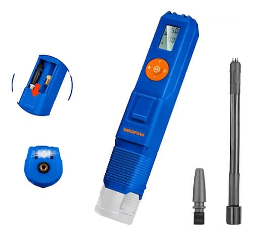 Mini Compresor Wadfow Inflador De Aire 12v Color Azul Azul 50 Hz X 60 Hz Monofásica