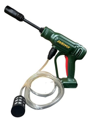 Hidrolavadora Portátil Jadever 24.5 Bar A Batería, Color Verde Musgo